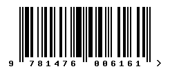 EAN barcode number 9781476006161