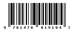 EAN barcode number 9781476015194
