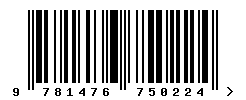 upc 9781476750224 barcode image