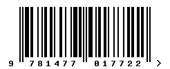 ISBN barcode 9781477017722