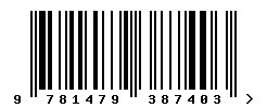 upc 9781479387403 barcode image