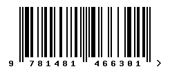 upc 9781481466301 barcode image