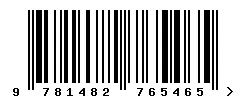 ISBN barcode 9781482765465
