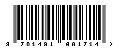 ISBN barcode 9781491001714