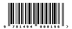 upc 9781494000196 barcode image