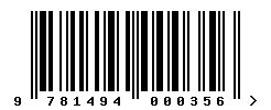 upc 9781494000356 barcode image