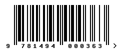 upc 9781494000363 barcode image