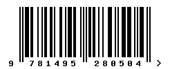upc 9781495280504 barcode image