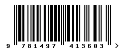 ISBN barcode 9781497413603