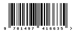 ISBN barcode 9781497416635