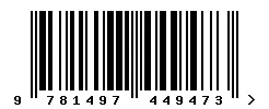ISBN barcode 9781497449473