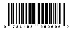 ISBN barcode 9781498000000