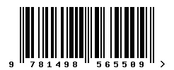 ISBN barcode 9781498565509