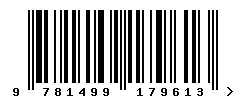 ISBN barcode 9781499179613