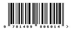 upc 9781499806014 barcode image