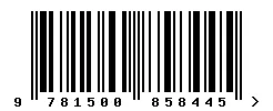9781500858445 barcode