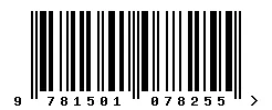 ISBN barcode 9781501078255