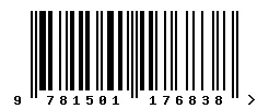 ISBN barcode 9781501176838