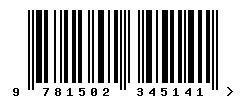upc 9781502345141 barcode image