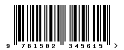 upc 9781502345615 barcode image