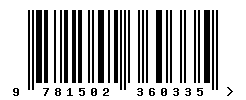 upc 9781502360335 barcode image