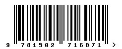 ISBN barcode 9781502716071