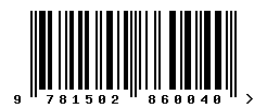 upc 9781502860040 barcode image
