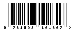 ISBN barcode 9781503101807