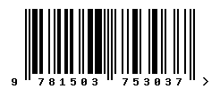 upc 9781503753037 barcode image