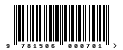upc 9781506000701 barcode image