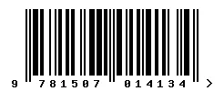 EAN barcode 9781507014134