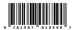 EAN barcode 9781507018590