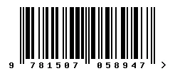 EAN barcode 9781507058947
