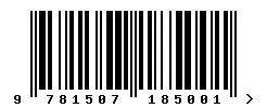EAN barcode 9781507185001