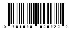 ISBN barcode 9781508055075