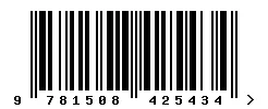 ISBN 9781508425434 barcode image