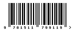 upc 9781511799119 barcode image