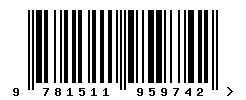 ISBN 9781511959742 barcode image