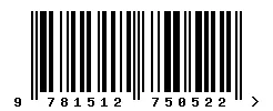ISBN barcode 9781512750522