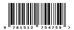ISBN barcode 9781512754759