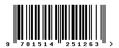 upc 9781514251263 barcode image