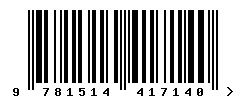 ISBN barcode 9781514417140
