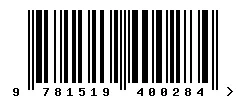 ISBN barcode 9781519400284