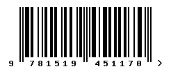 ISBN barcode 9781519451170