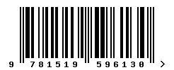 ISBN barcode 9781519596130
