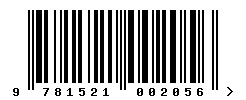 EAN barcode number 9781521002056