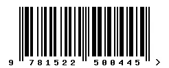 EAN barcode 9781522500445