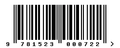ISBN barcode 9781523000722