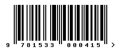 ISBN barcode 9781533000415