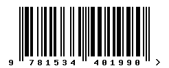 upc 9781534401990 barcode image